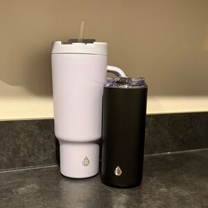 TAL lavendar and Black Tumbler Set